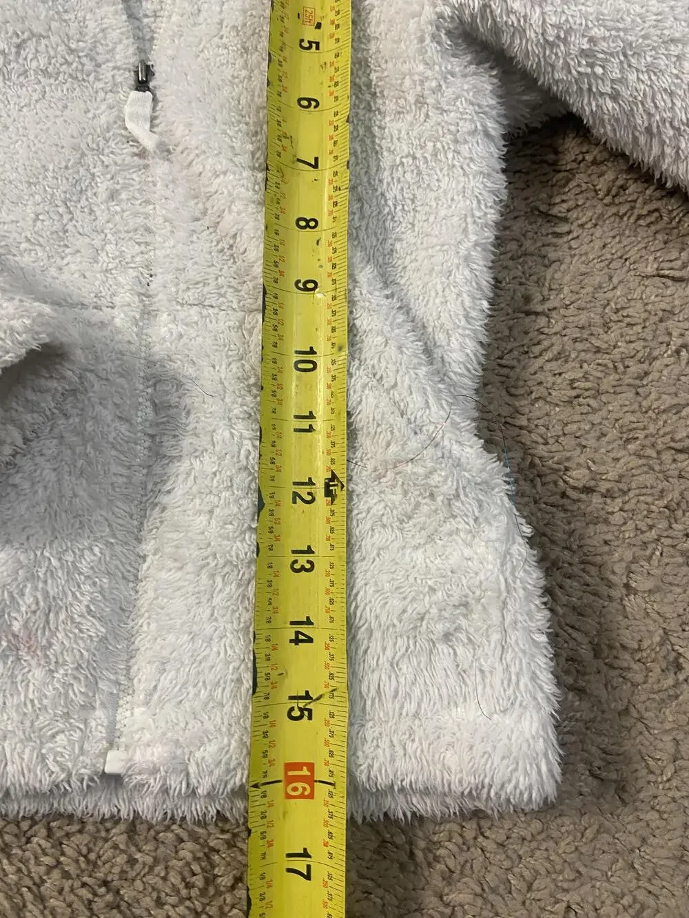 Patagonia Jacket Youth 4T White Fleece Hooded Full Zip Bear Ears Sherpa